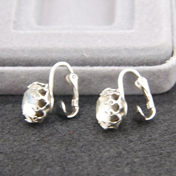 CORO MCM Retro Rhinestone Clip-On Earrings, Great Condition - Picture 4 of 4